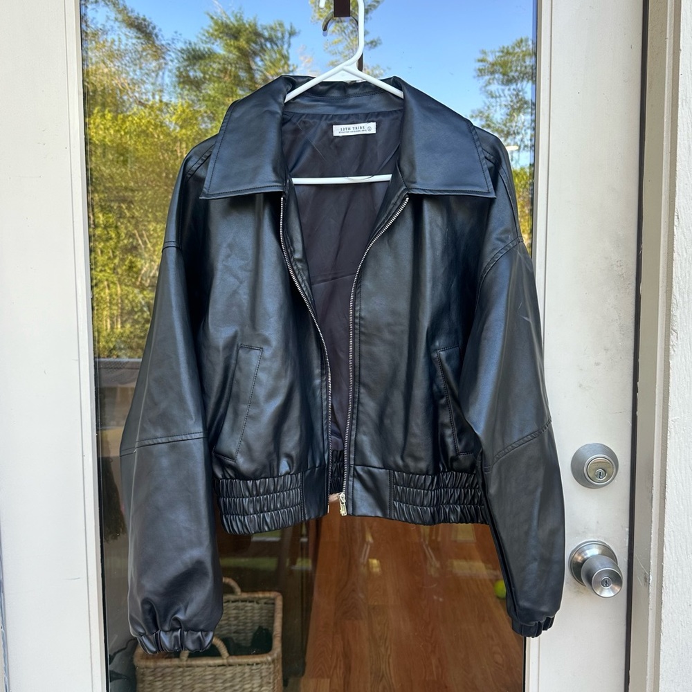 12th Tribe Black Bomber Jacket